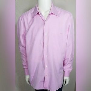 Isaia Napoli 16.5 Long Sleeve Button Down